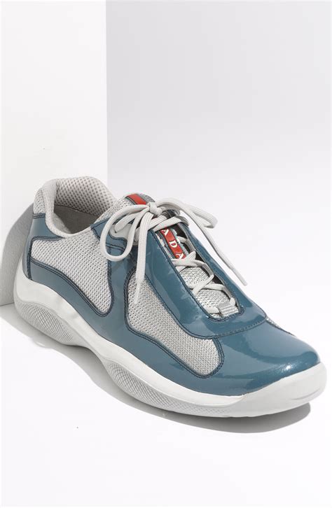 teal prada sneakers|prada men's sneakers.